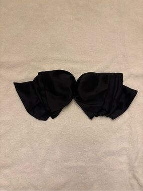 Eugenia Kim black satin bow barrette